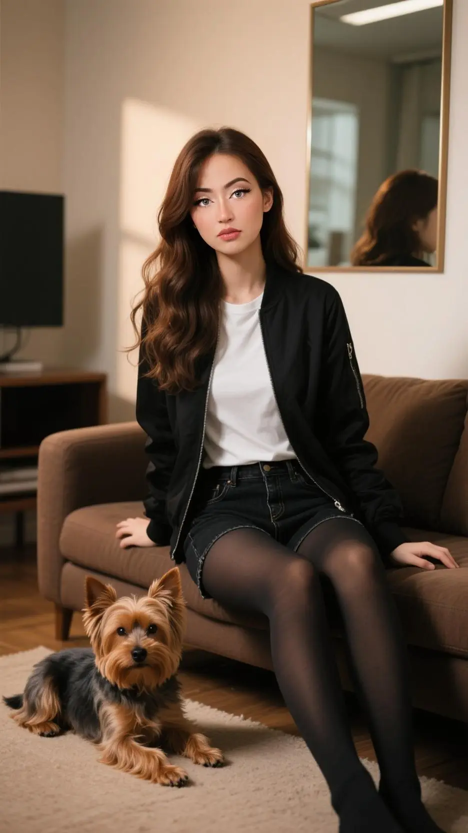 ai character: Karla Gray  background