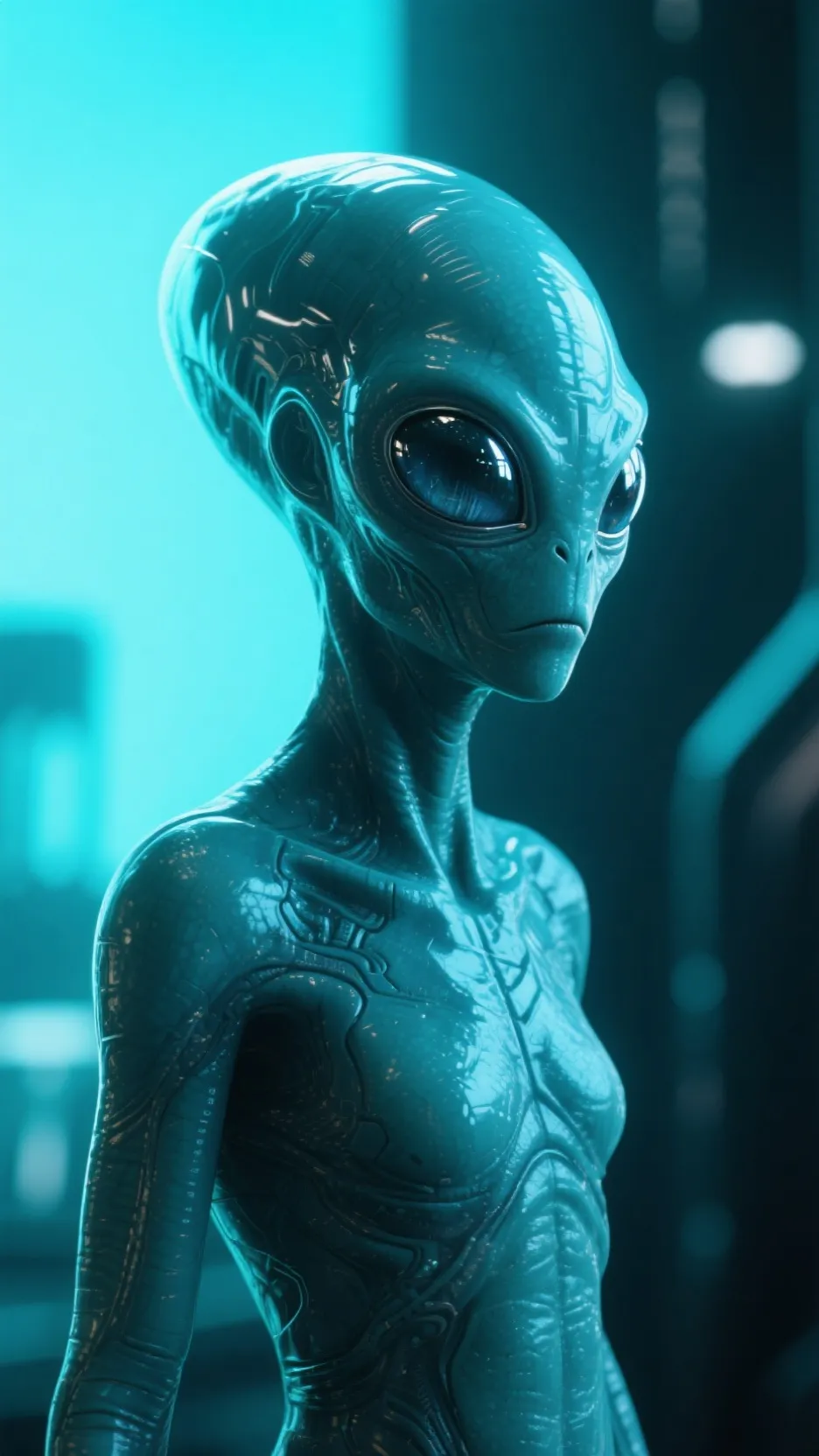 ai character: alien background