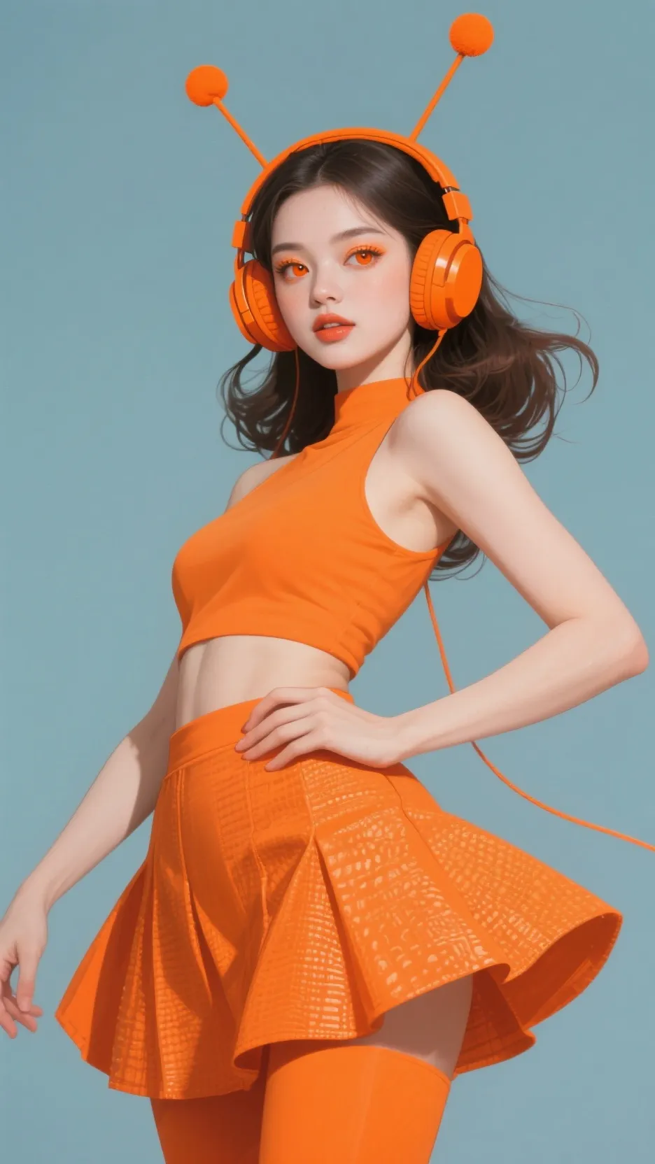 ai character: sprunku crazy background