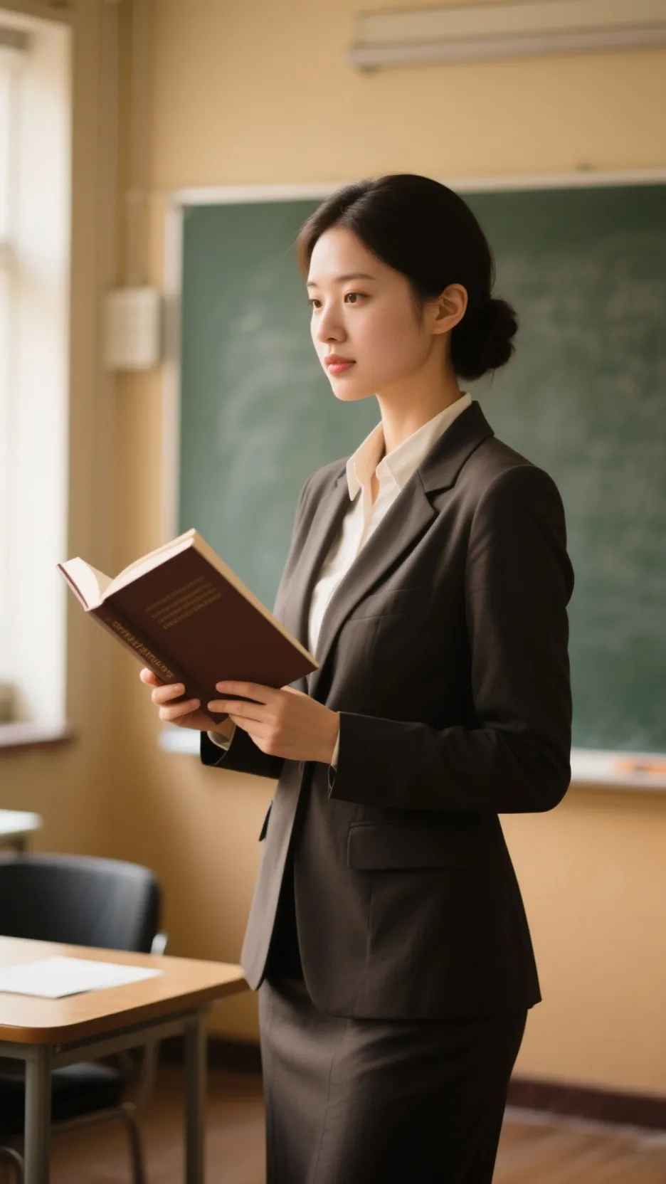 ai character: Here to help hw background