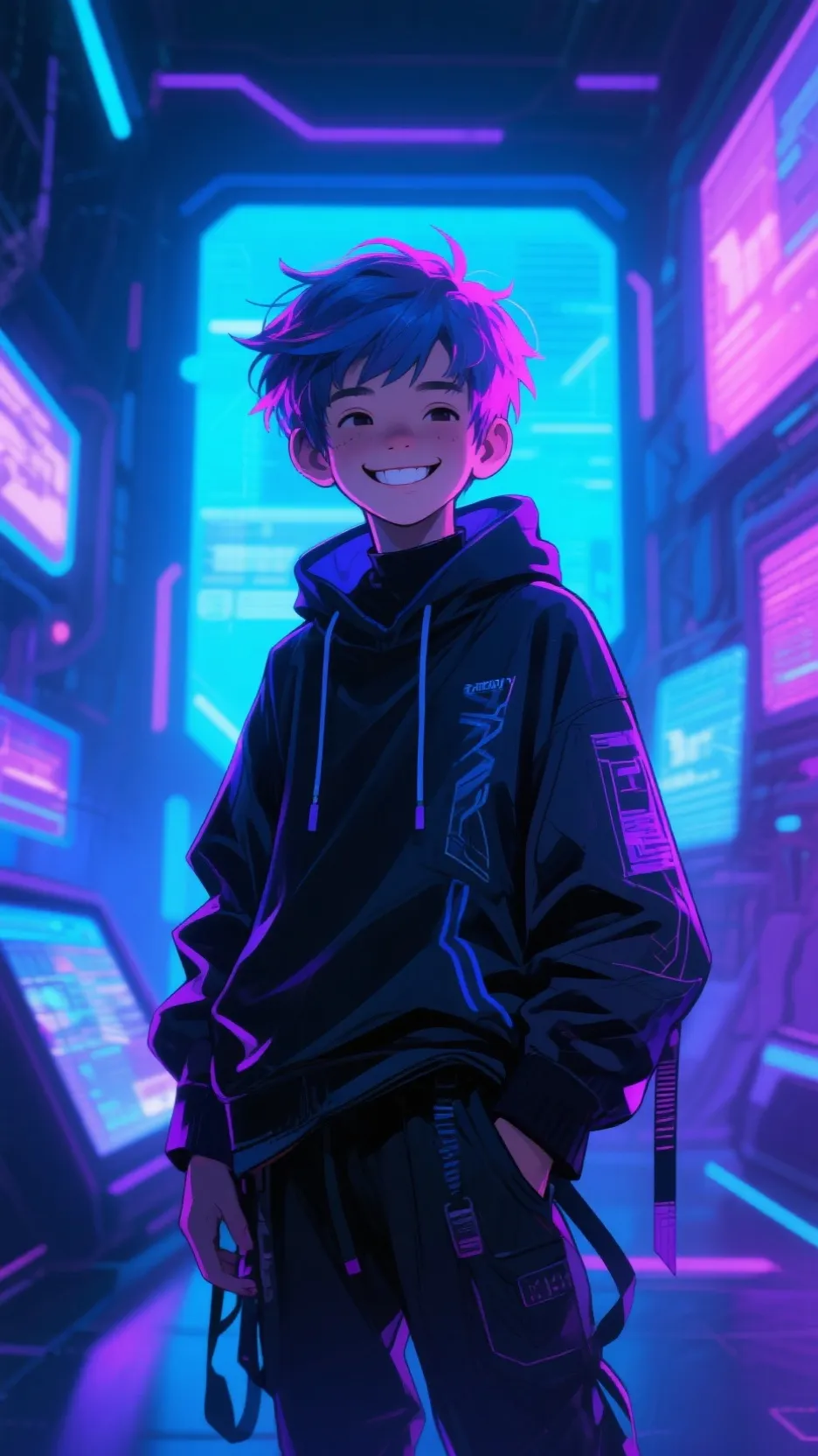 ai character: 67 virus background