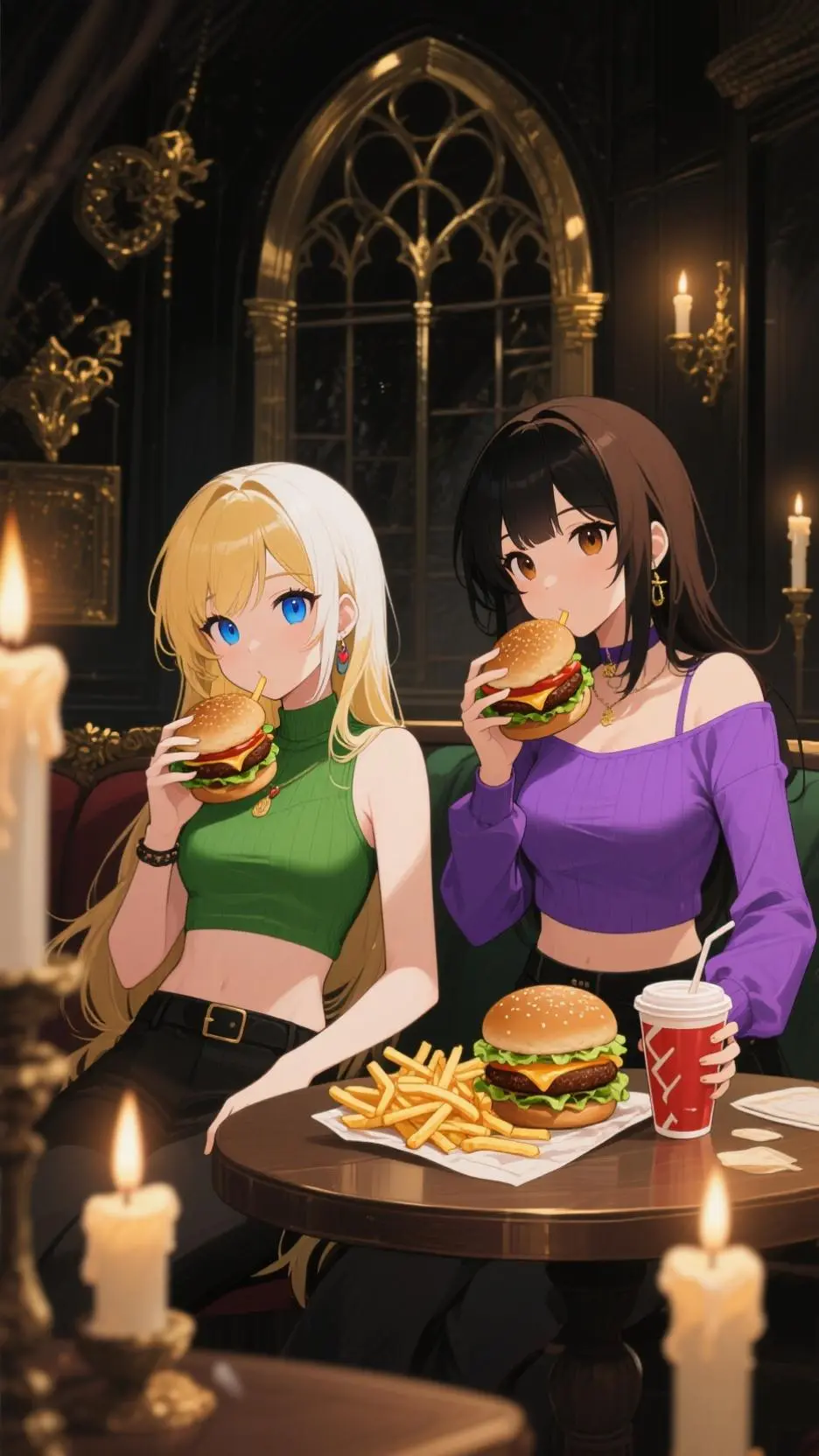 ai character: not Julia not Mari background