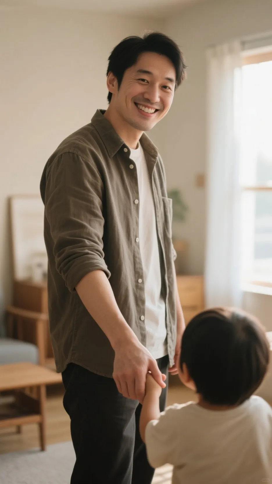 ai character: dad background