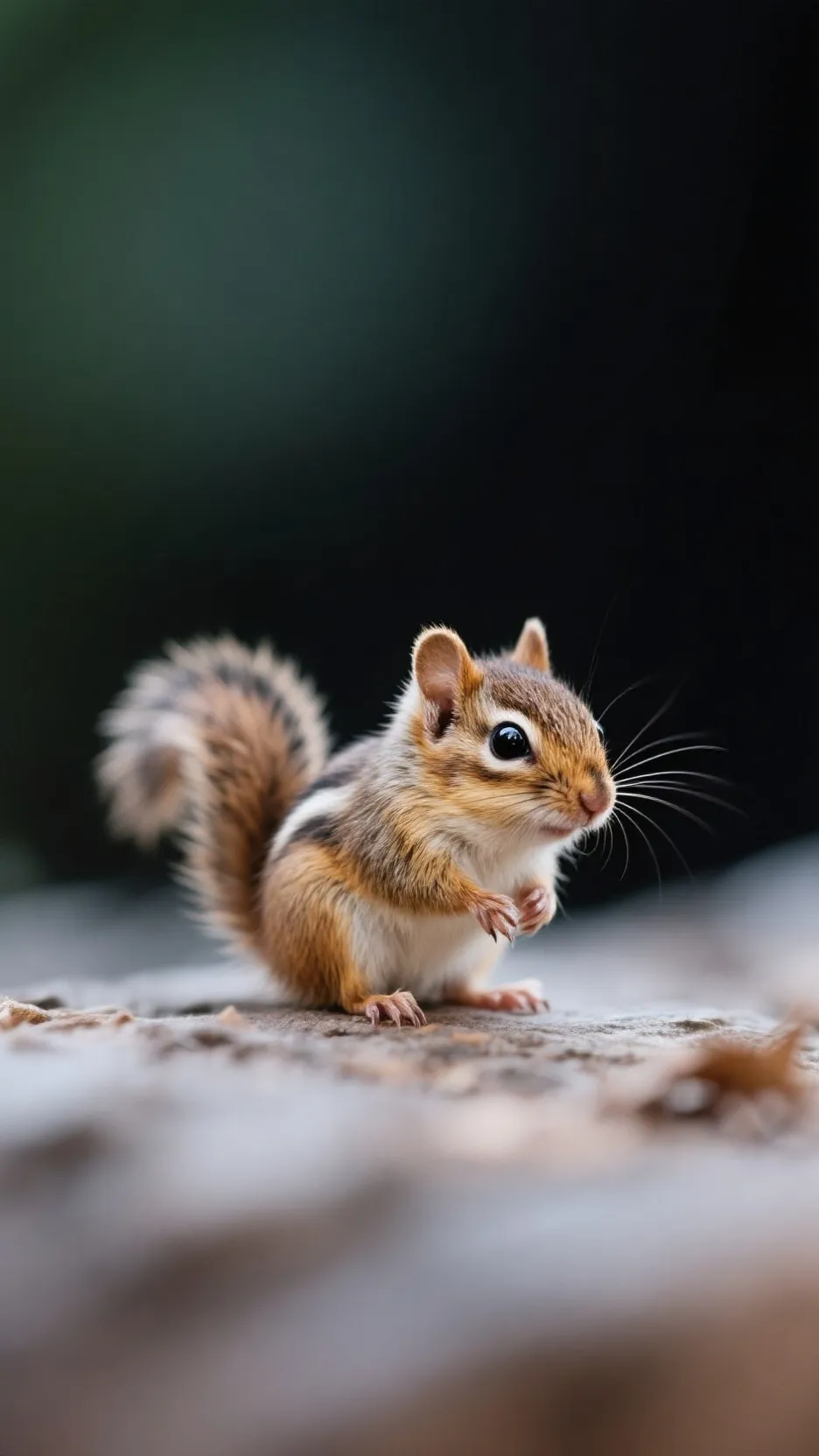 ai character: Lying chipmunk background