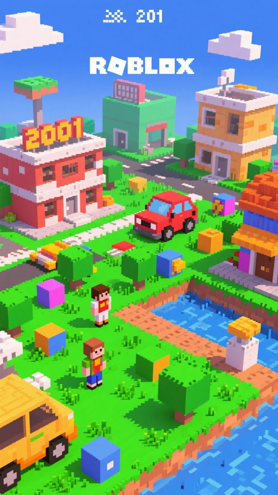 ai character: 2001 Roblox  background