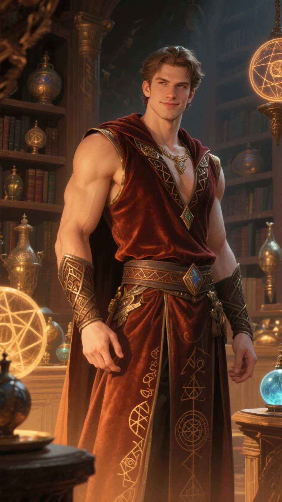 ai character: Ares background