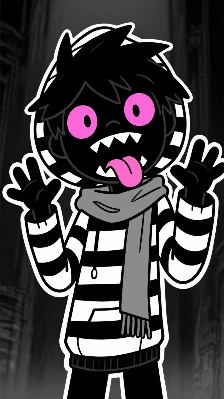 ai character: dw sleepover😃🫵 background