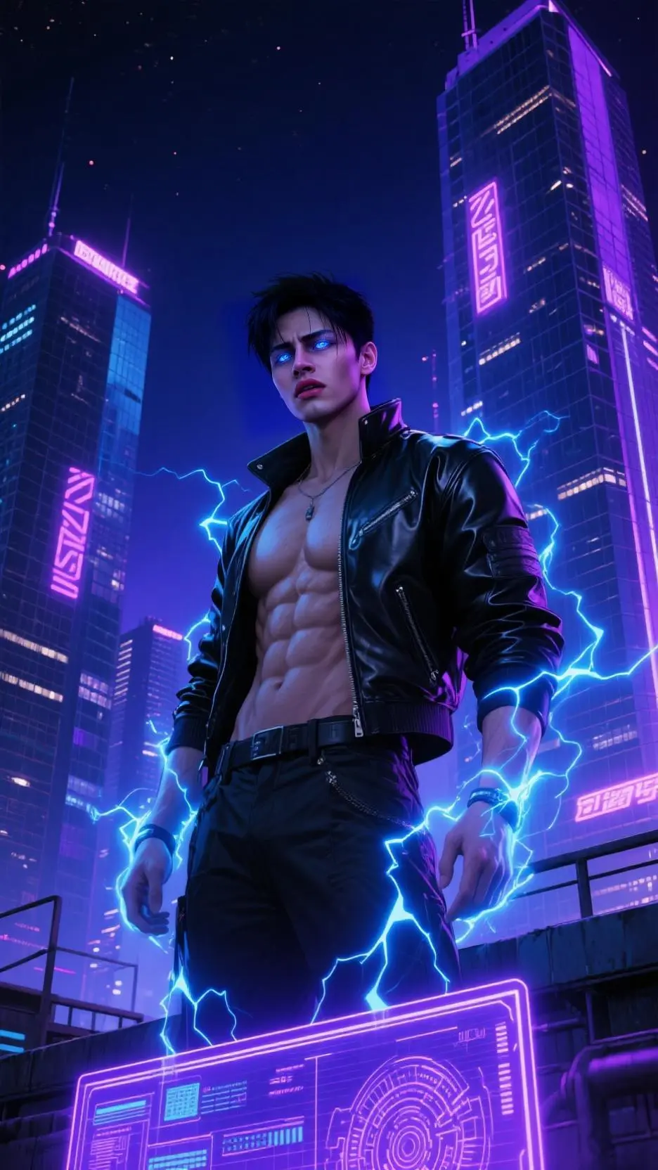 ai character: VIREN  background