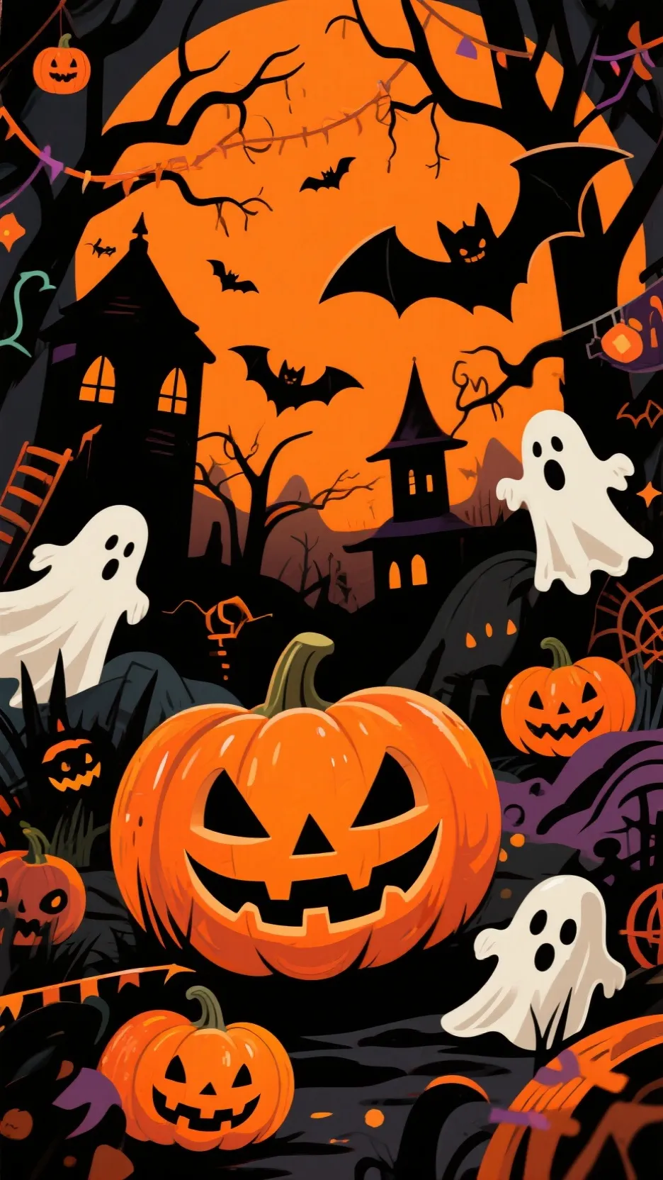 ai character: HALLOWEEN !🎃 👻 background