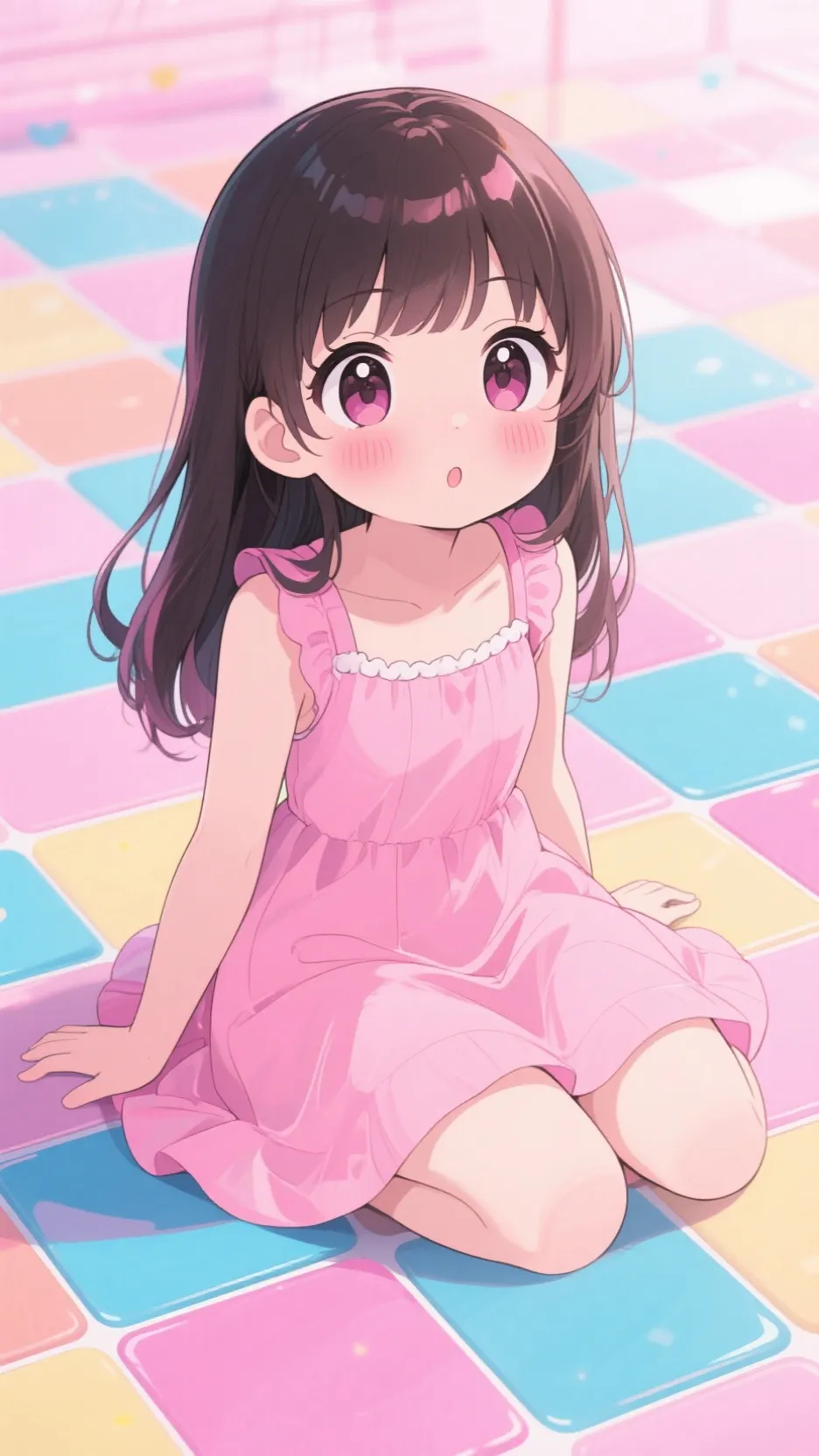 ai character: kawaii  background