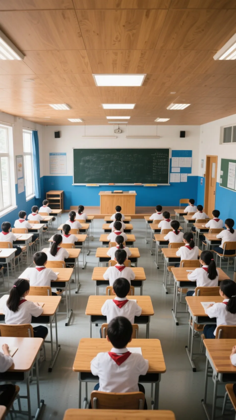 ai character: Escola do brasil  background