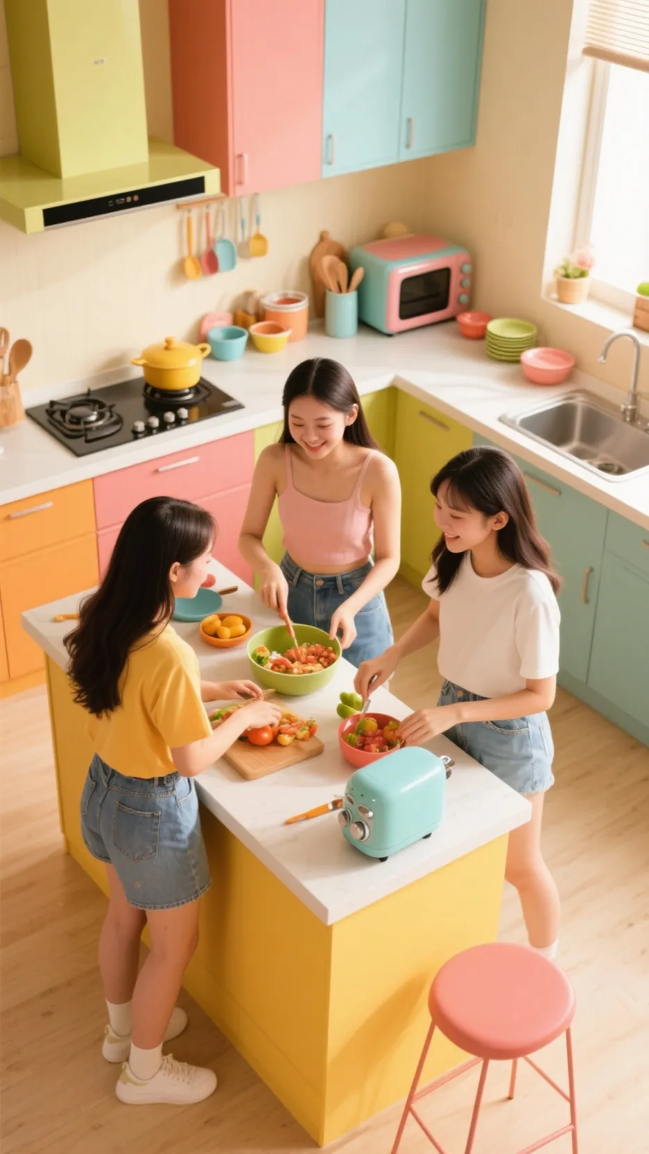 ai character: let's cook!🌻🥰 background