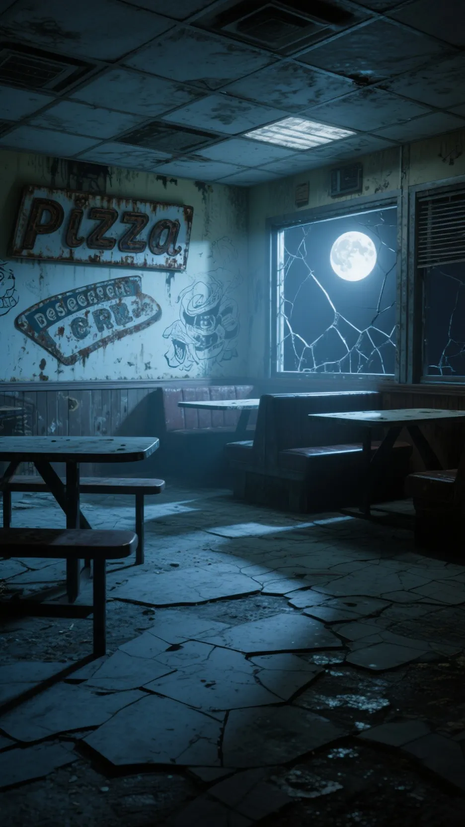 ai character: Fazbear Vs Pooh background