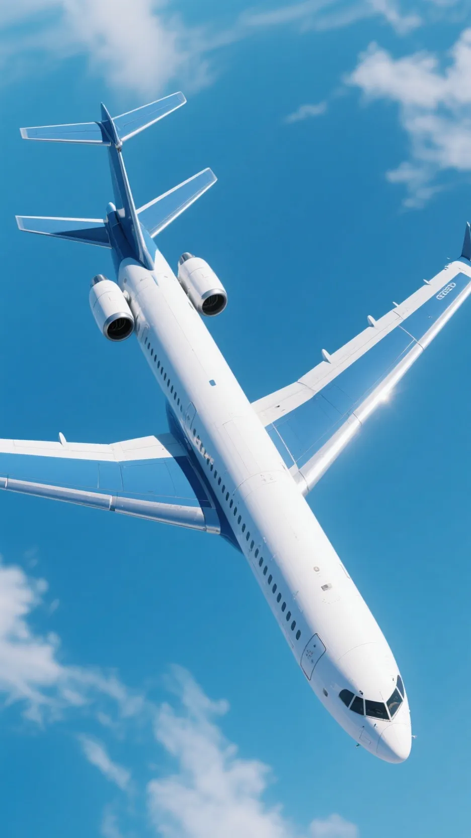 ai character: Airplane crashing background