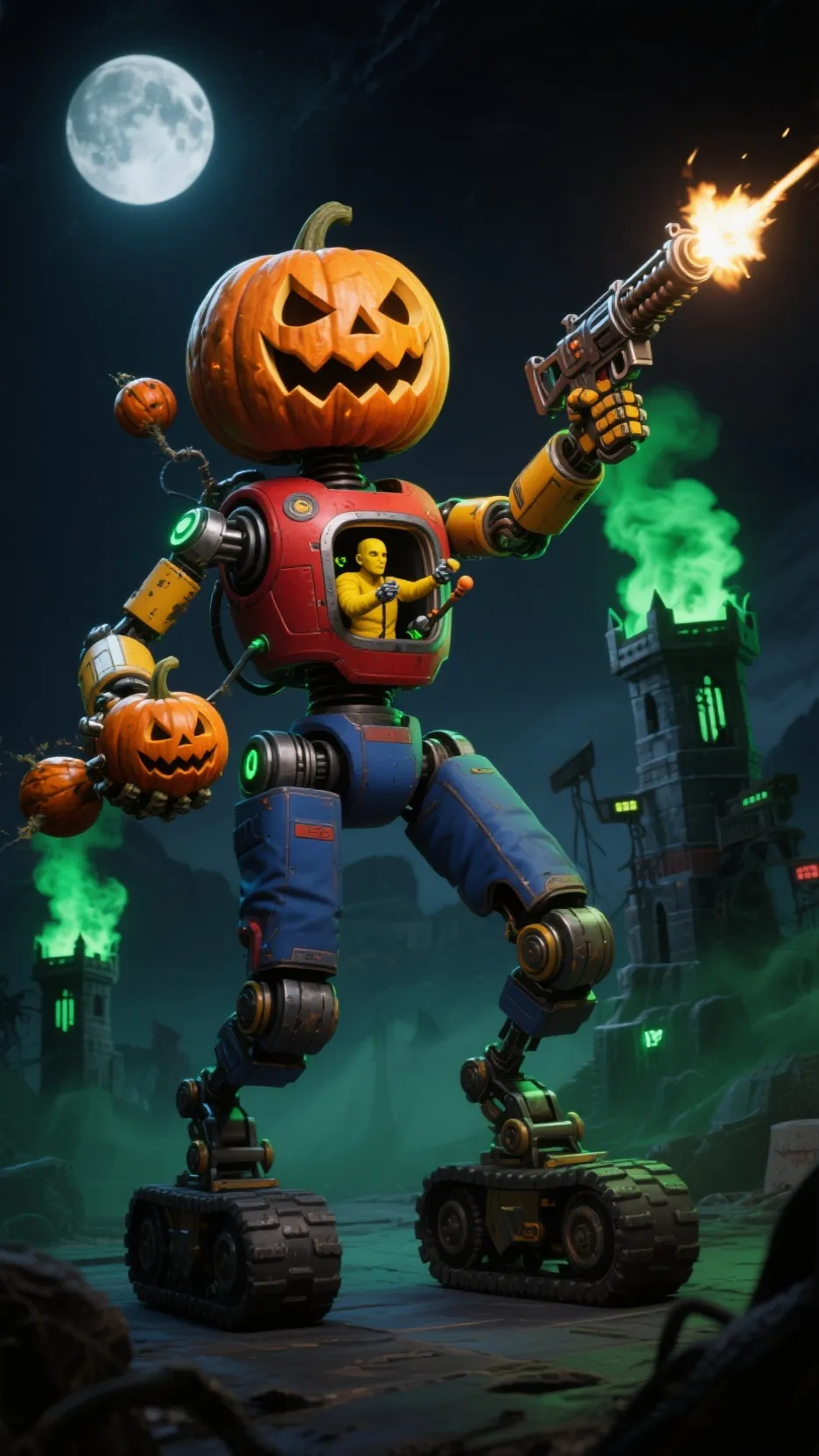 ai character: Jack O'Lantern background