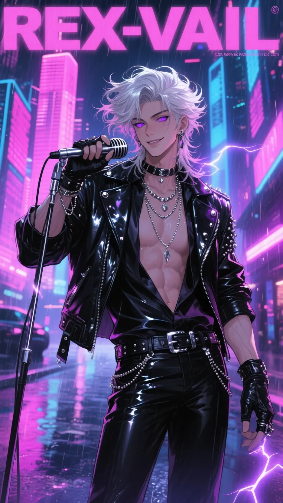 ai character: Rex Vail background