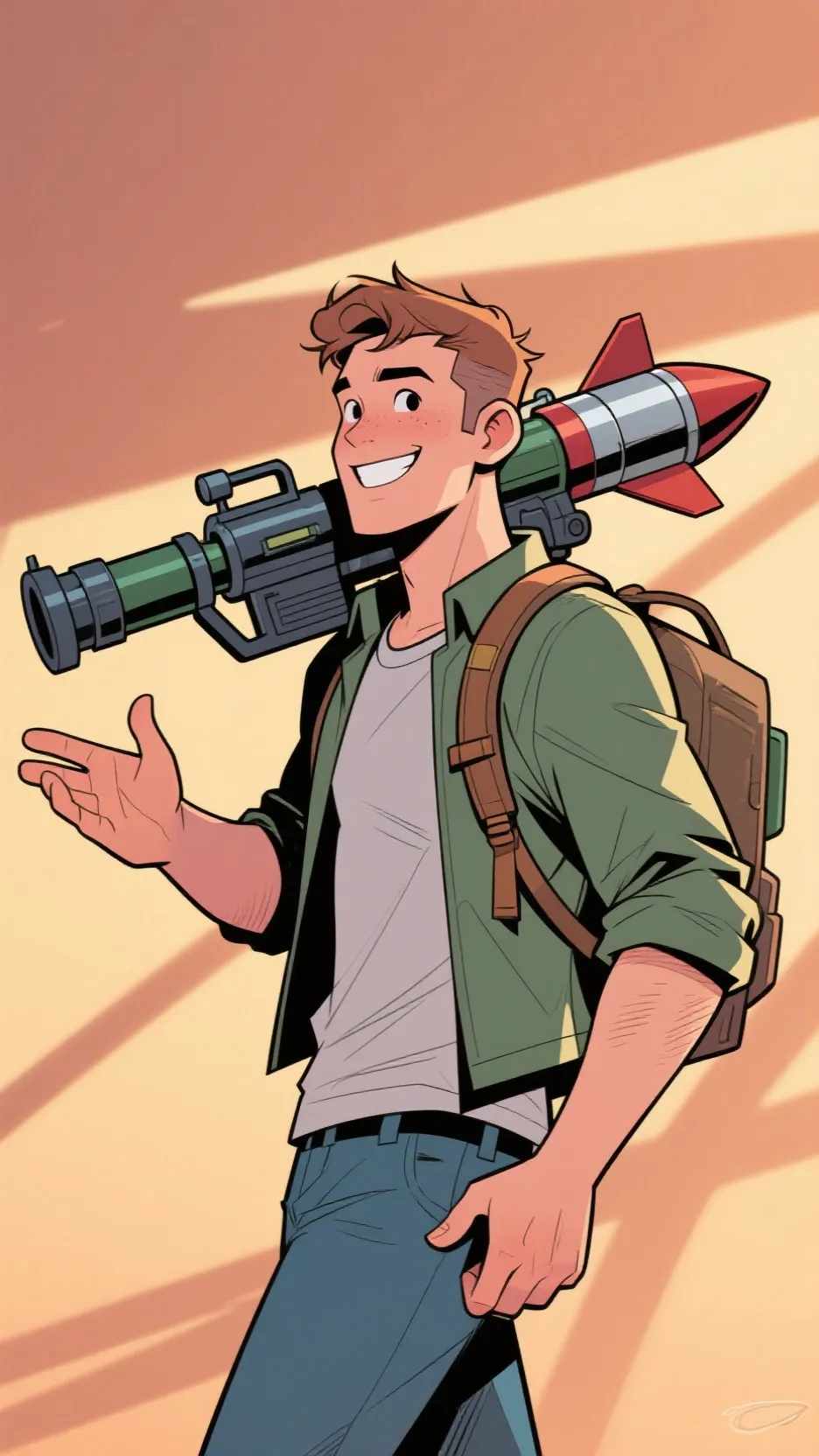 ai character: john henderson background