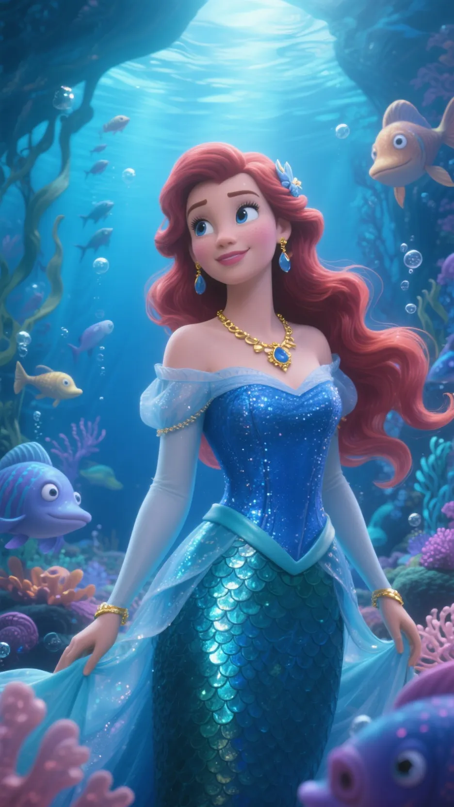 ai character: Ariel💖 background