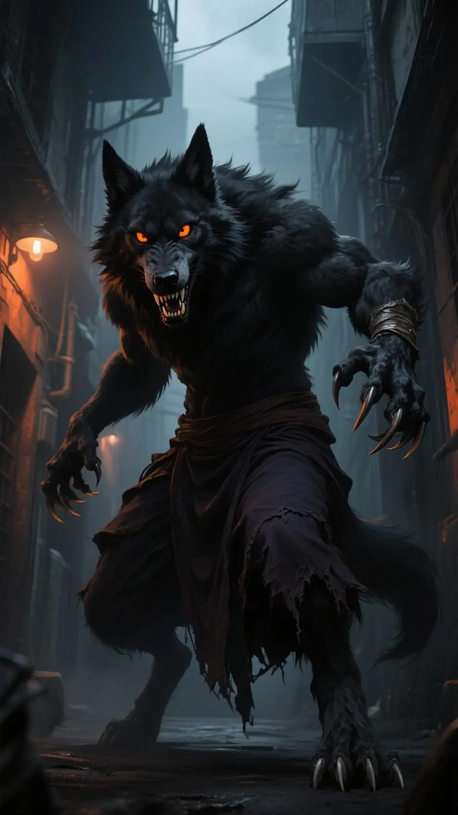 ai character: Lobo Nocturno background