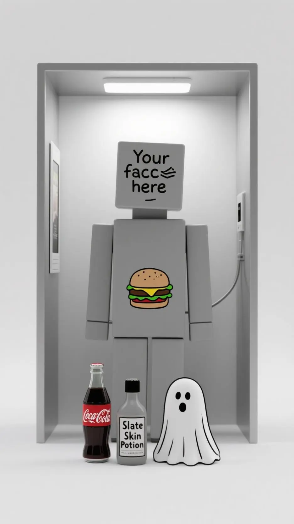 ai character: Yrslf Noob background