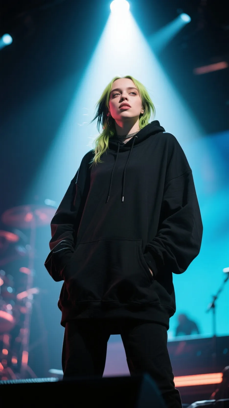 ai character: your Billie Elish  background