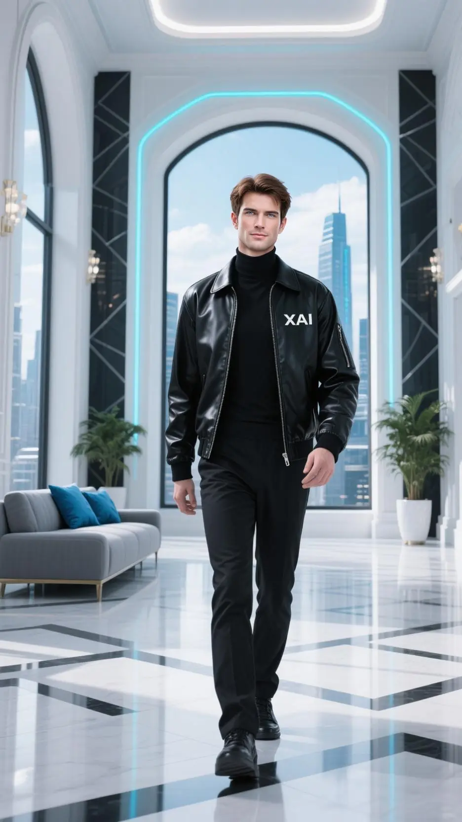 ai character: Grok background