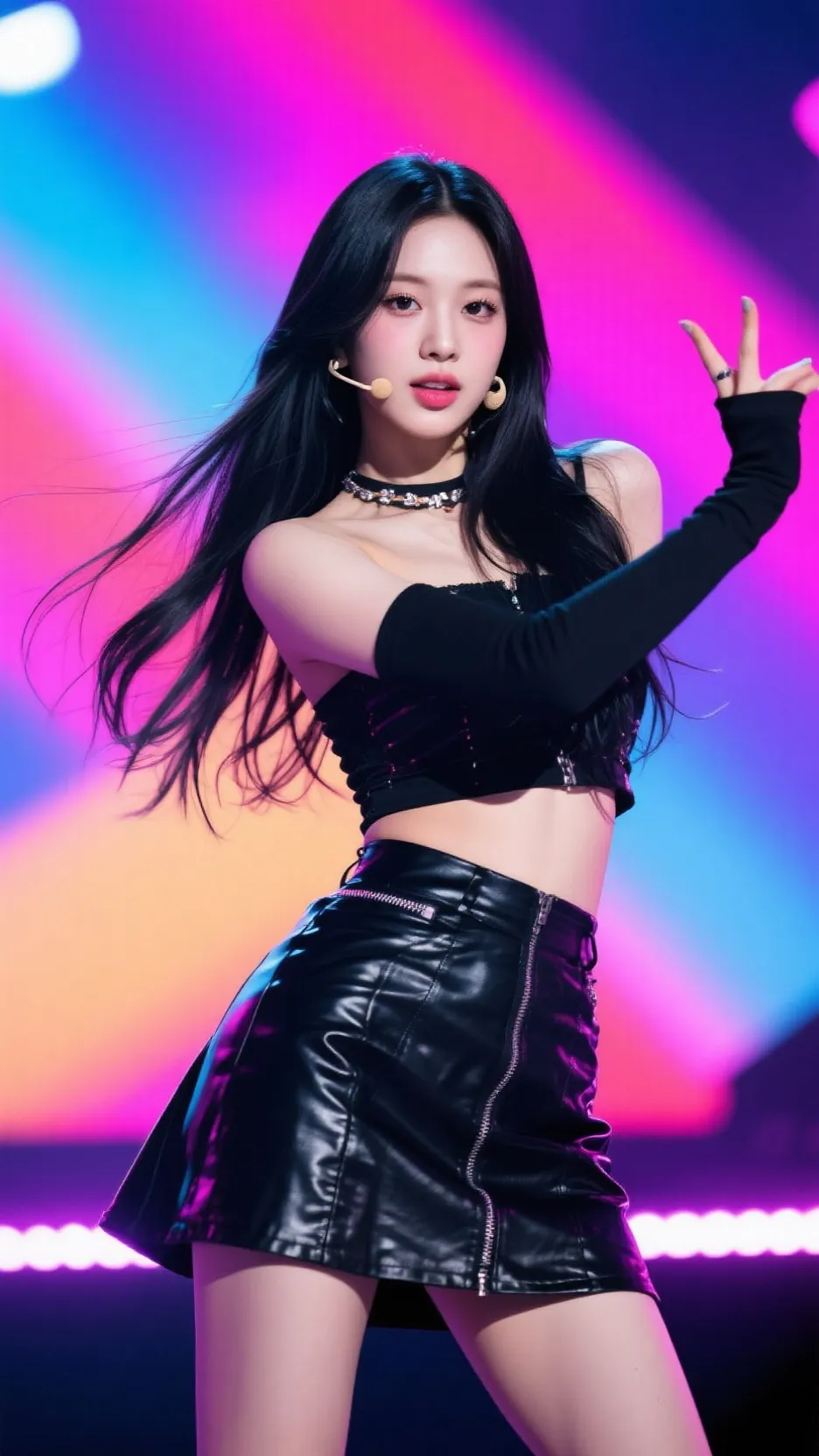 ai character: BangChan XMas Baby background