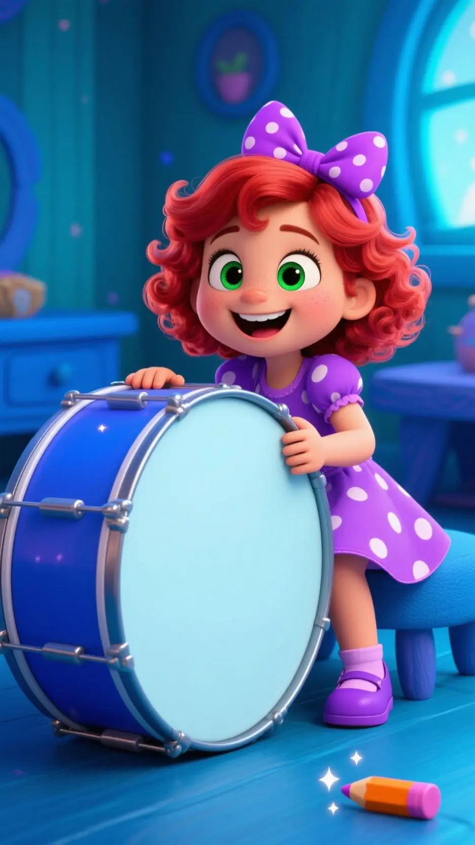 ai character: Nancy clancy  background