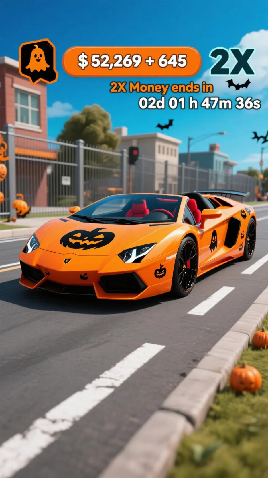 ai character: Lamborghini background