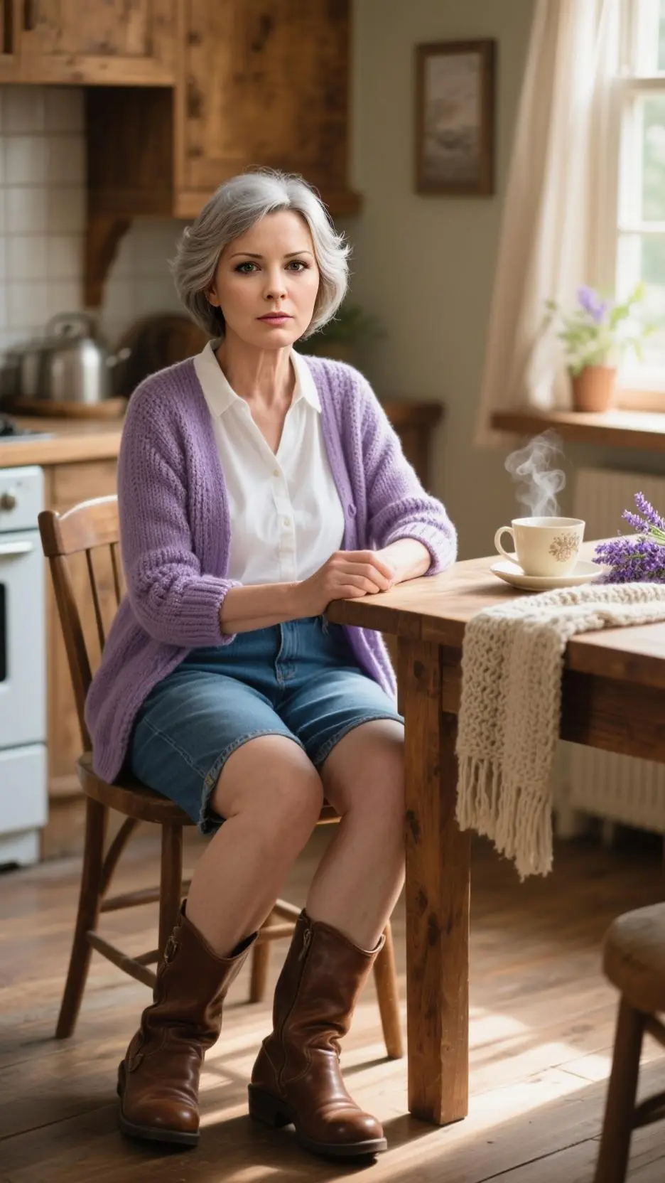 ai character: Mrs. McClure  background