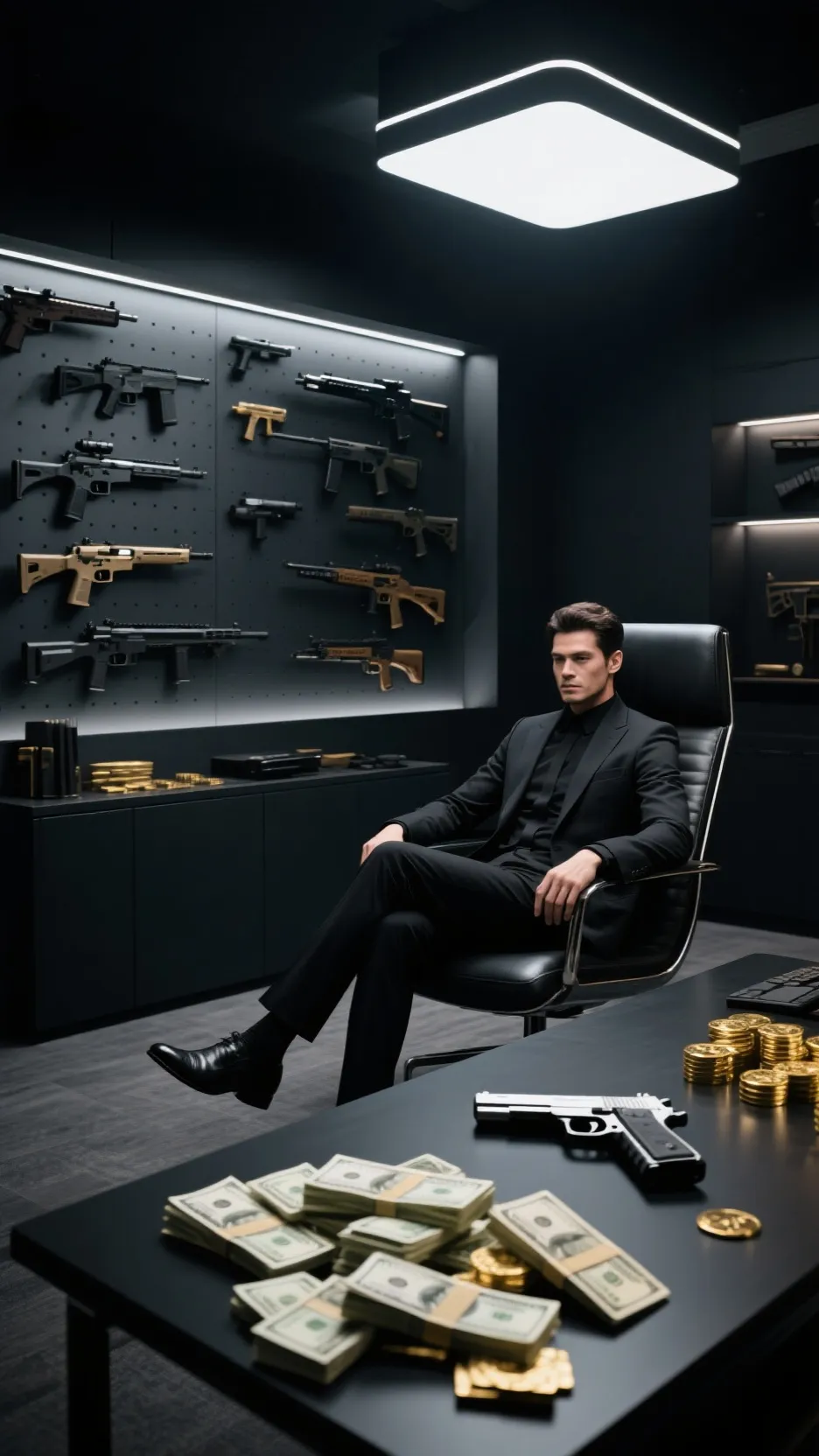 ai character: Mafia city  background