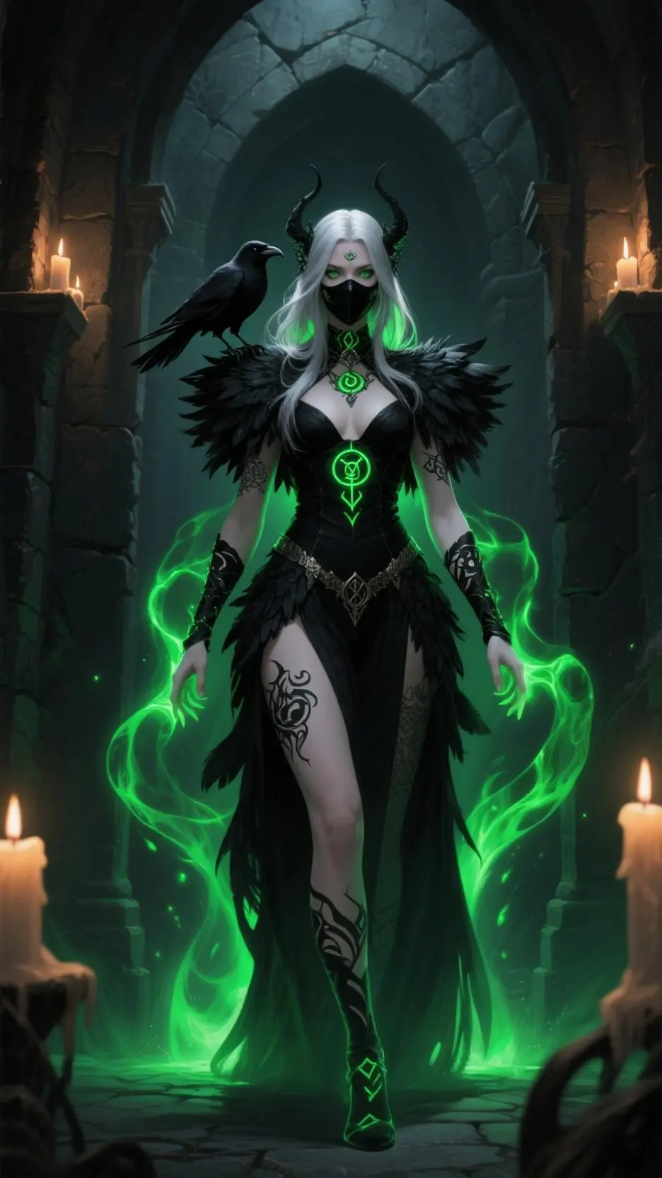 ai character: Lunara background