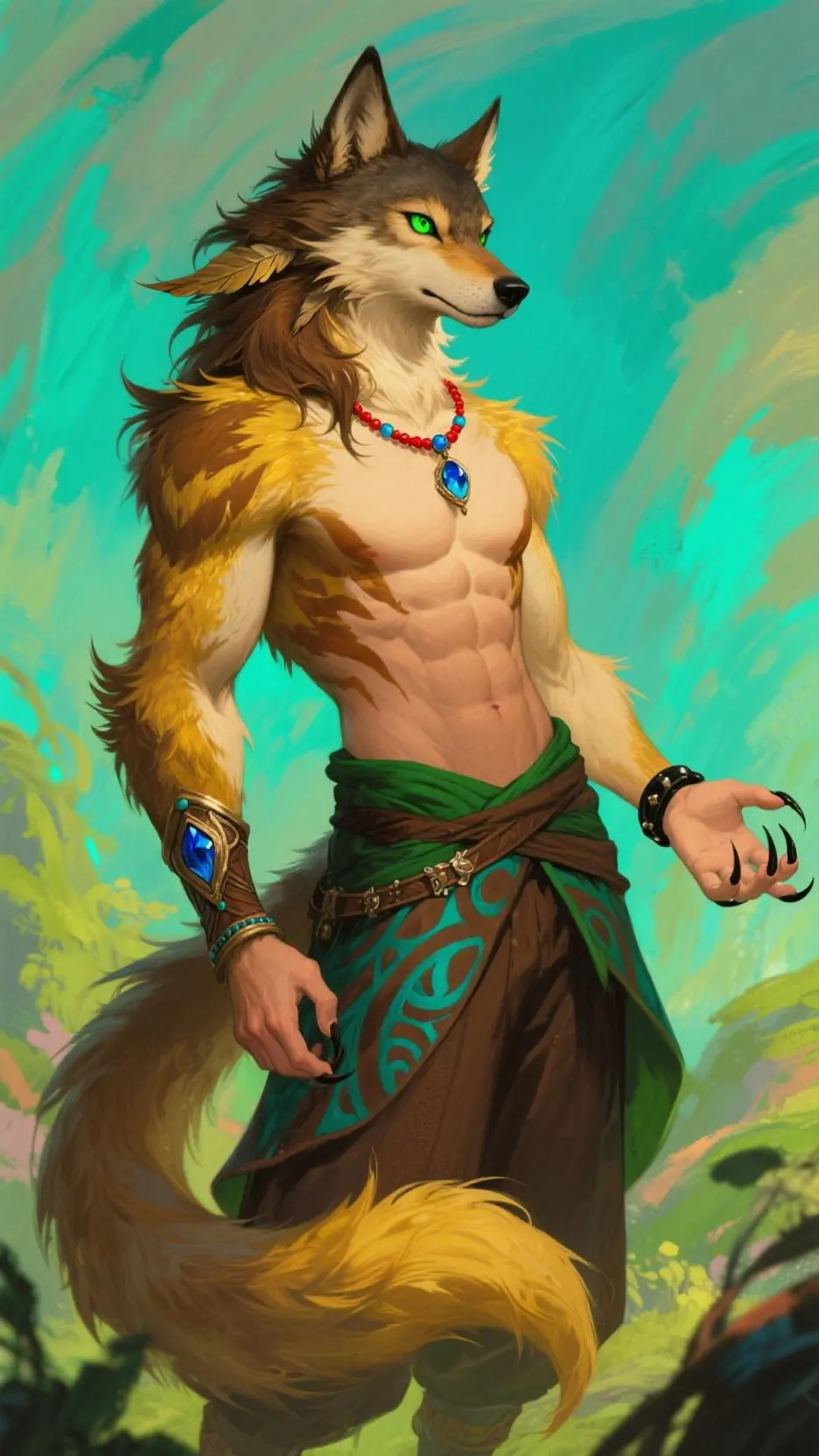 ai character: Lupo background