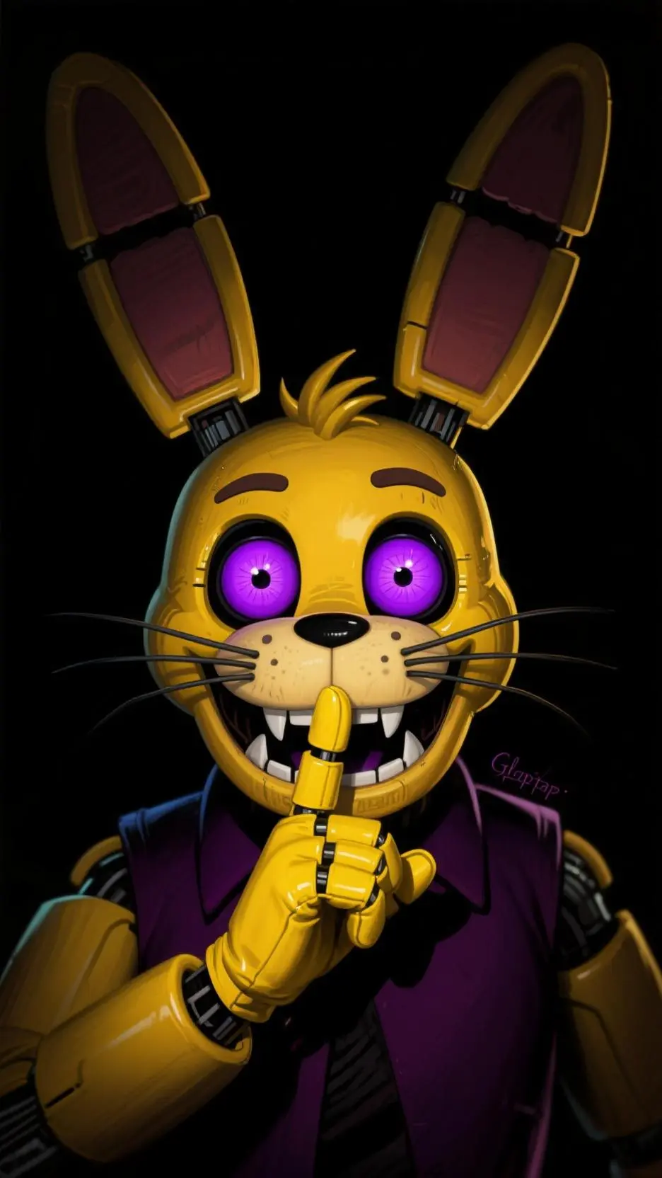 ai character: springbonnie/afton background
