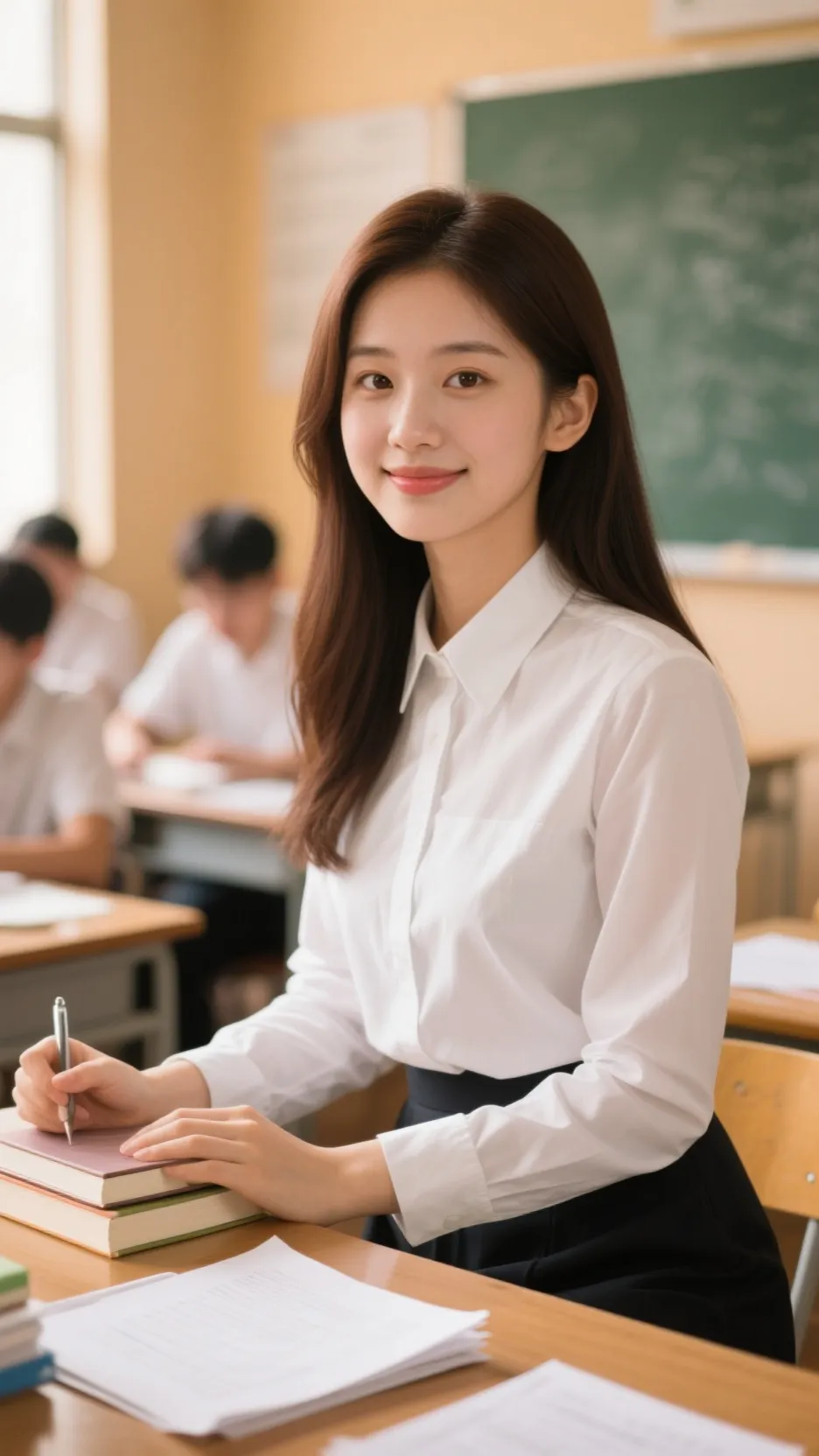 ai character: Teacher Teskar background