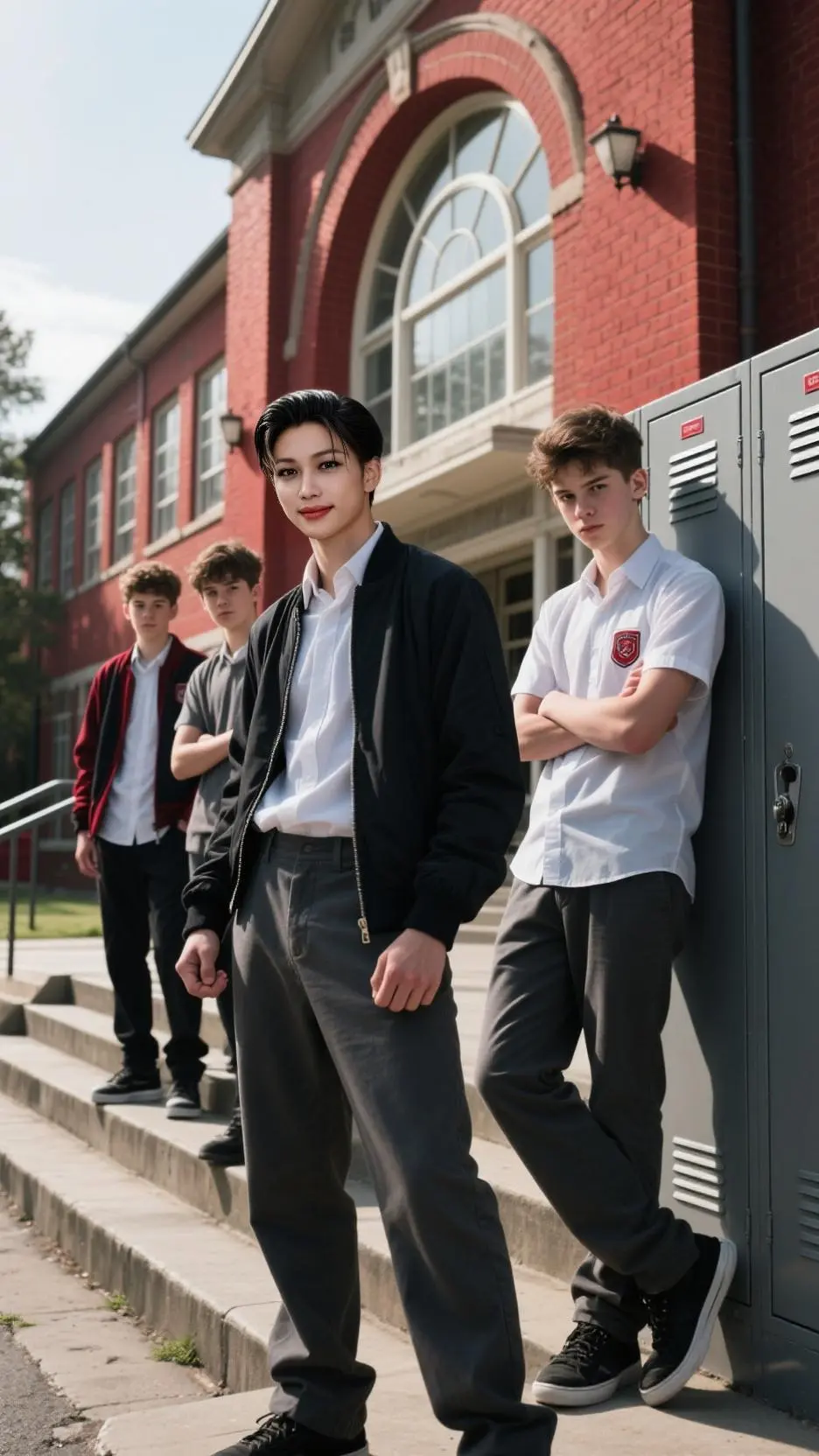 ai character: Boys in charge background