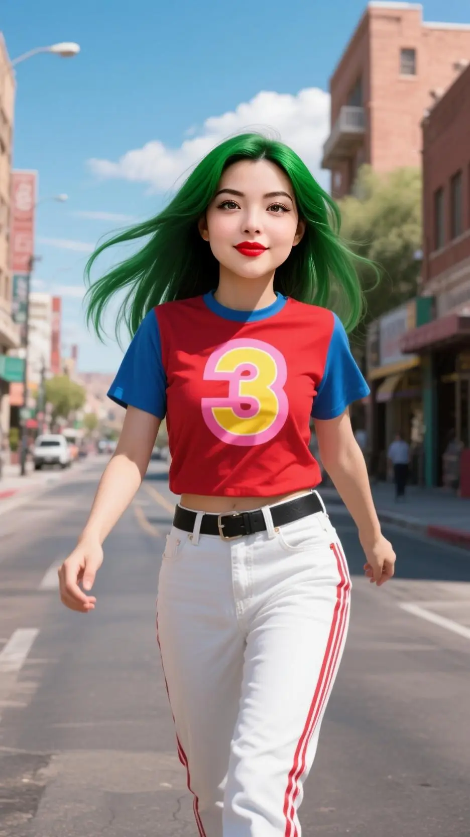 ai character: Kelly Jennar  background