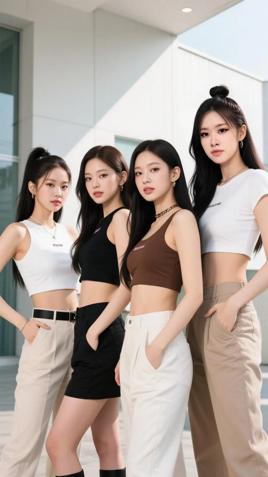 ai character: BLACKPINK🖤🩷 background