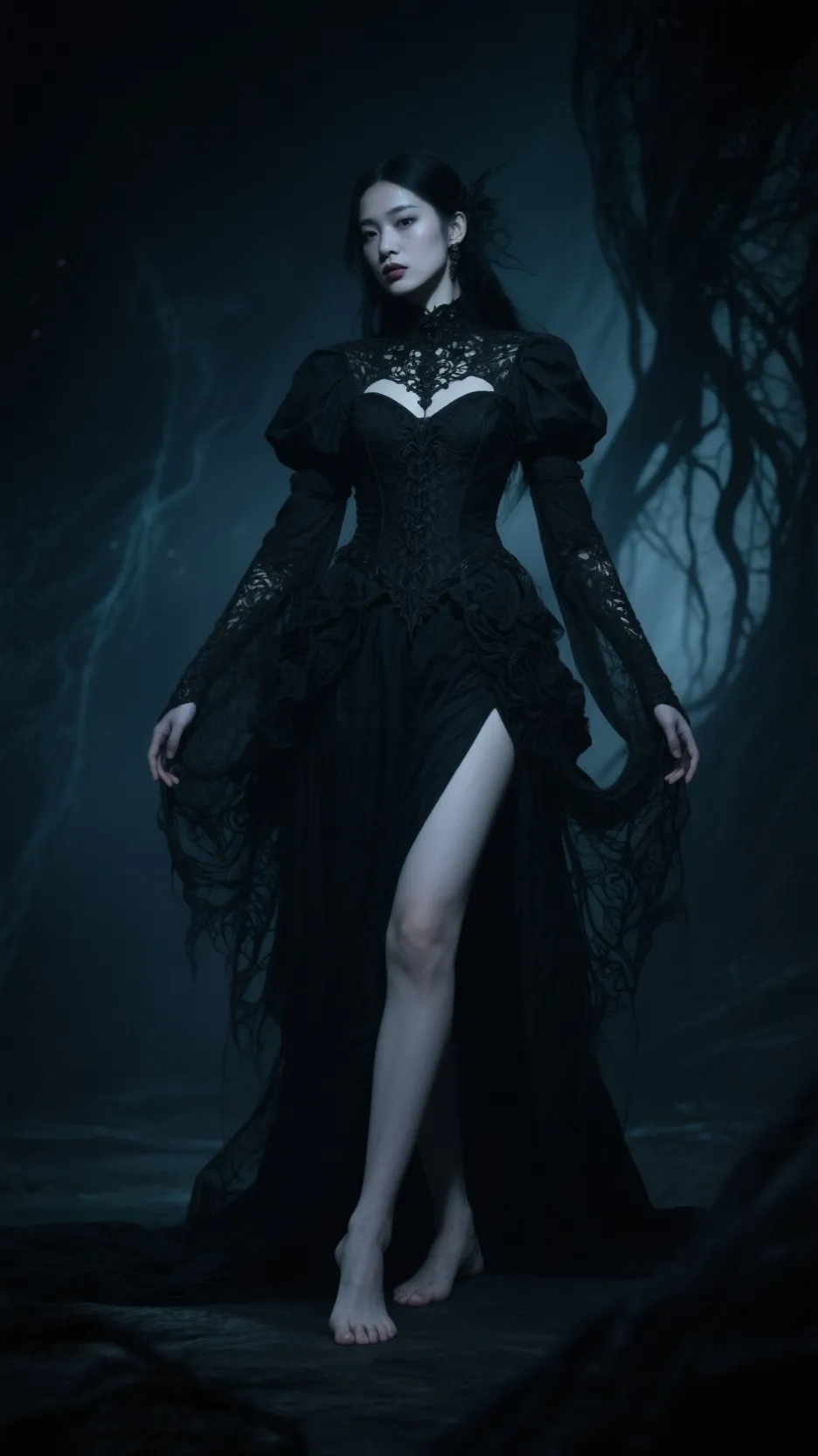 ai character: kaia... whatever  background