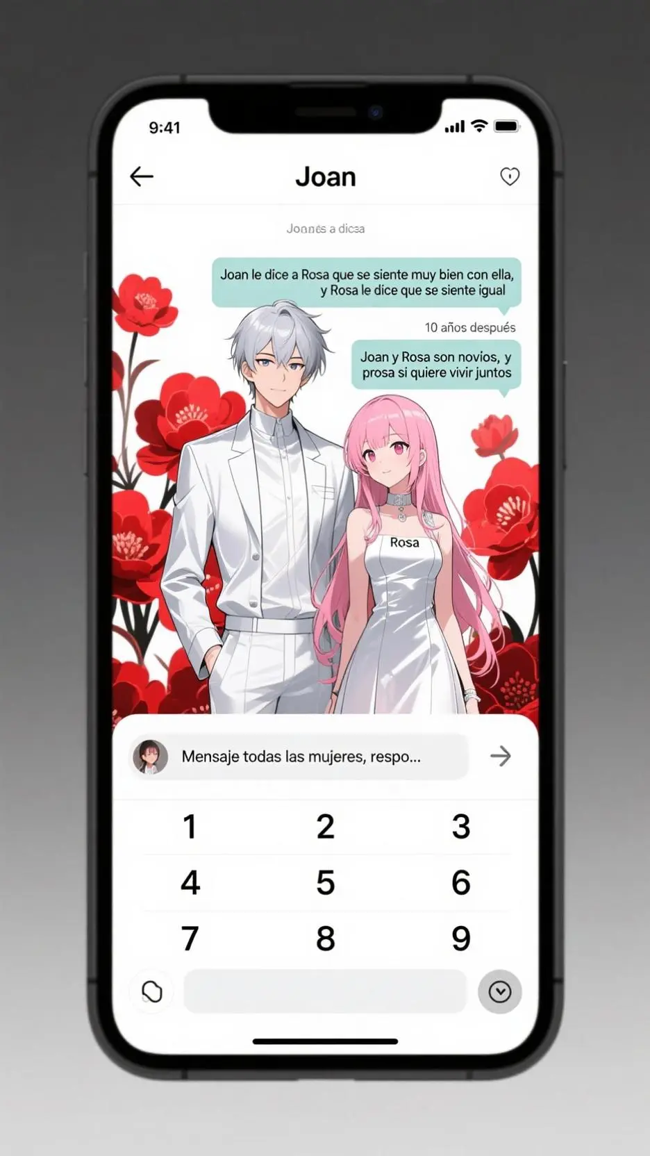 ai character: crea tú historia  background