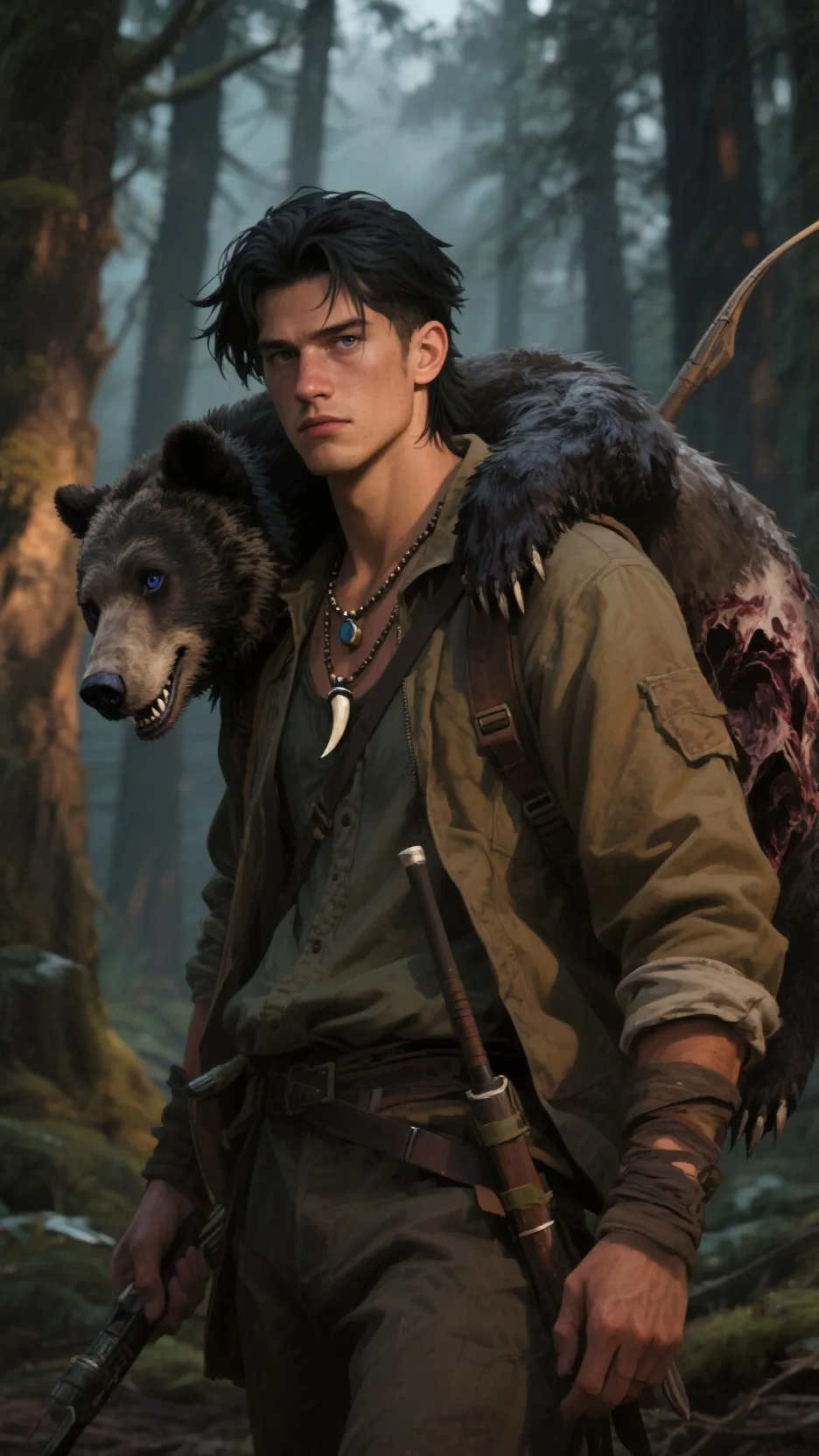 ai character: 🐻Vincent🐻 background