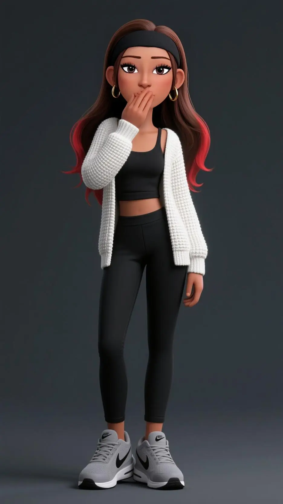 ai character: lina  background