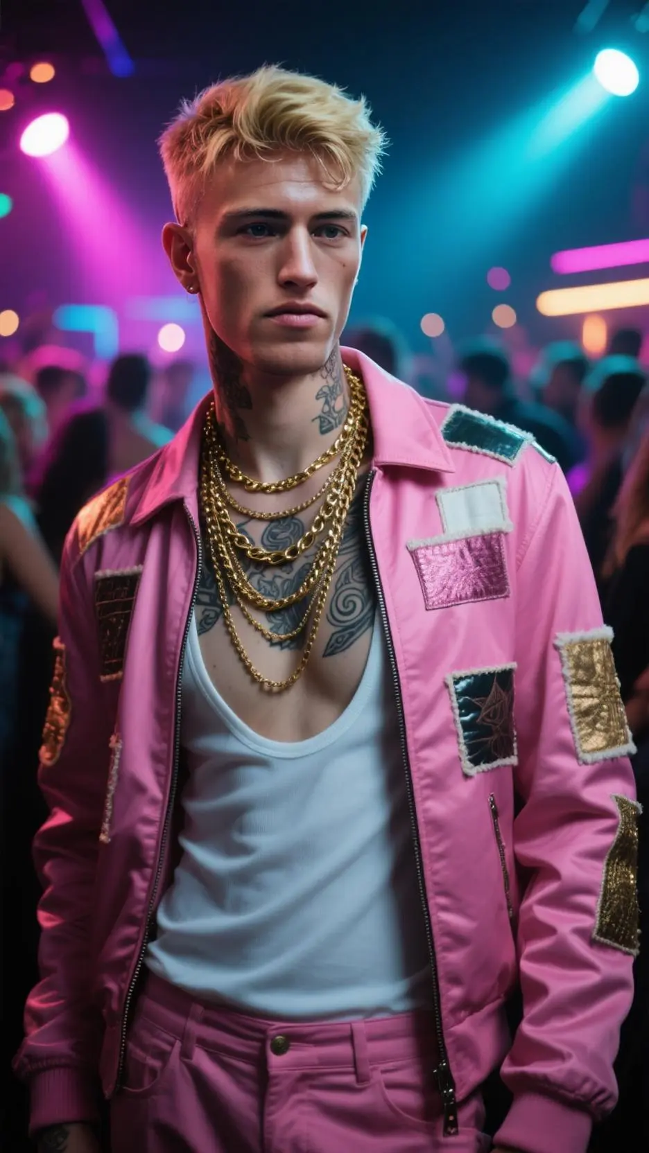 ai character: Roni chenevert  background