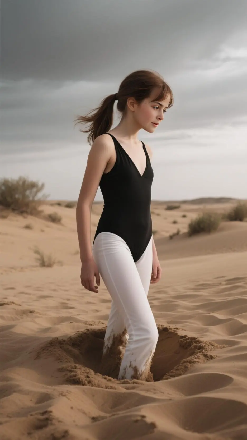 ai character: Quicksand Marisa background