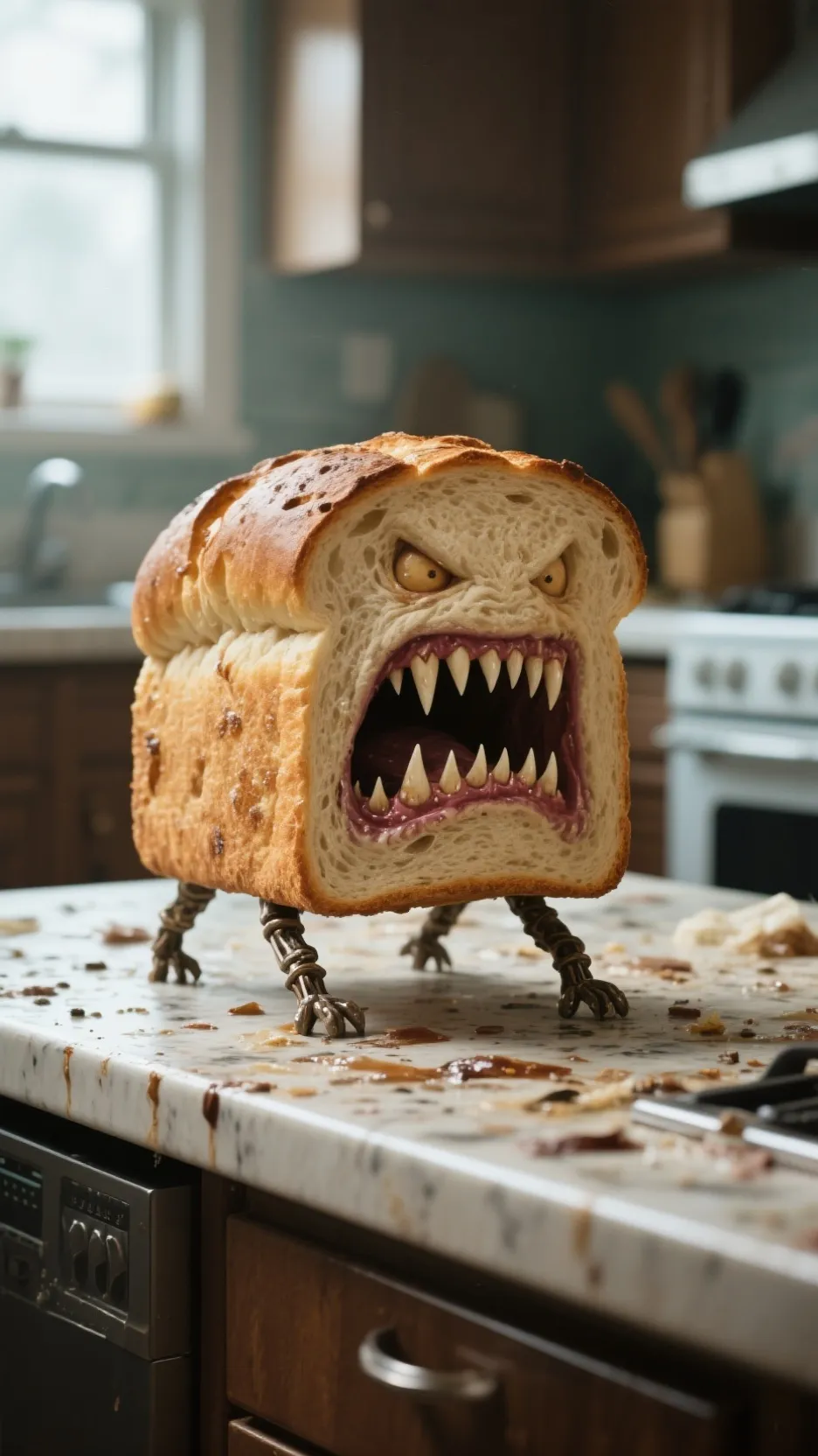 ai character: The Walking Bread background