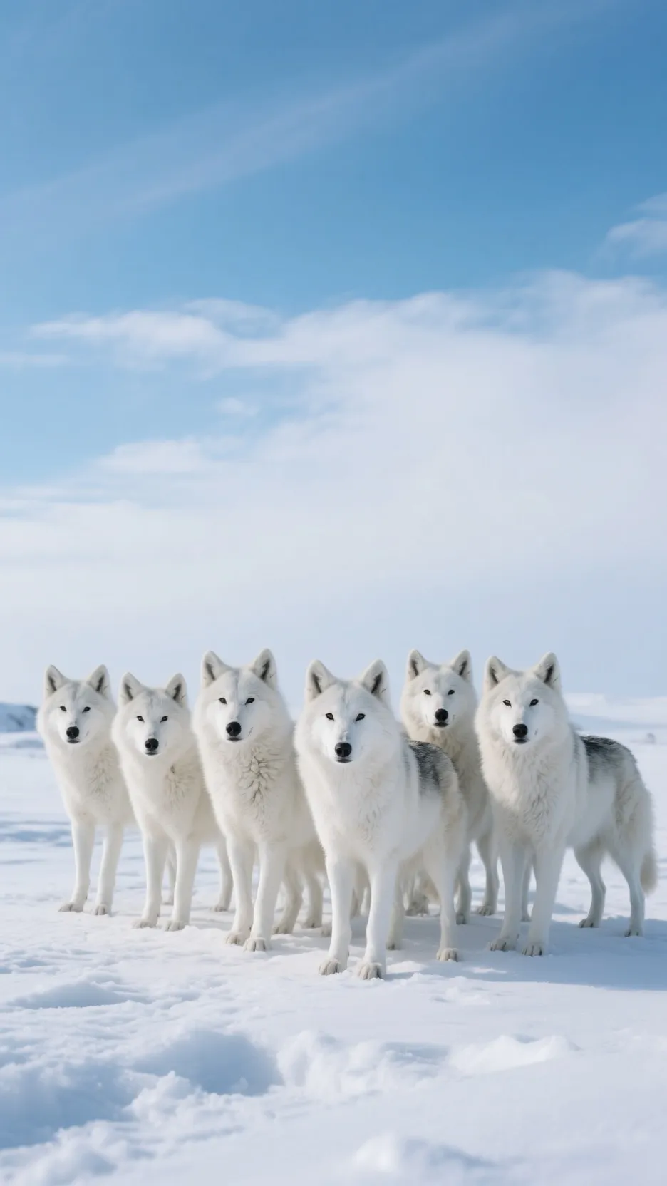 ai character: Snow pack  background