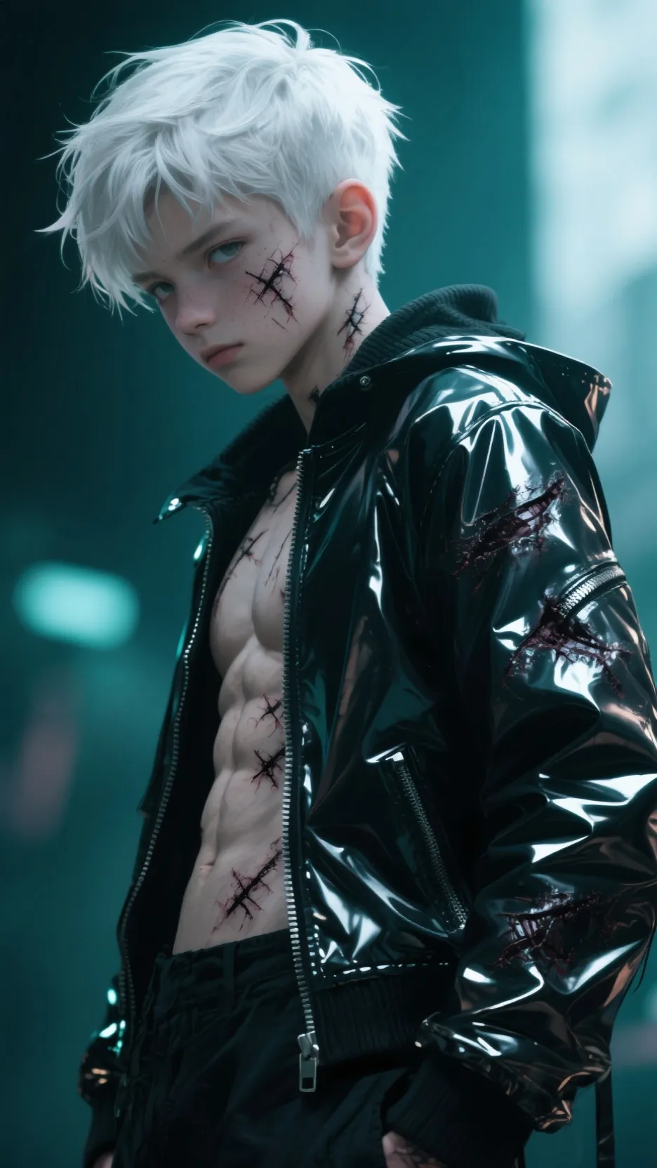 ai character: Justin  background