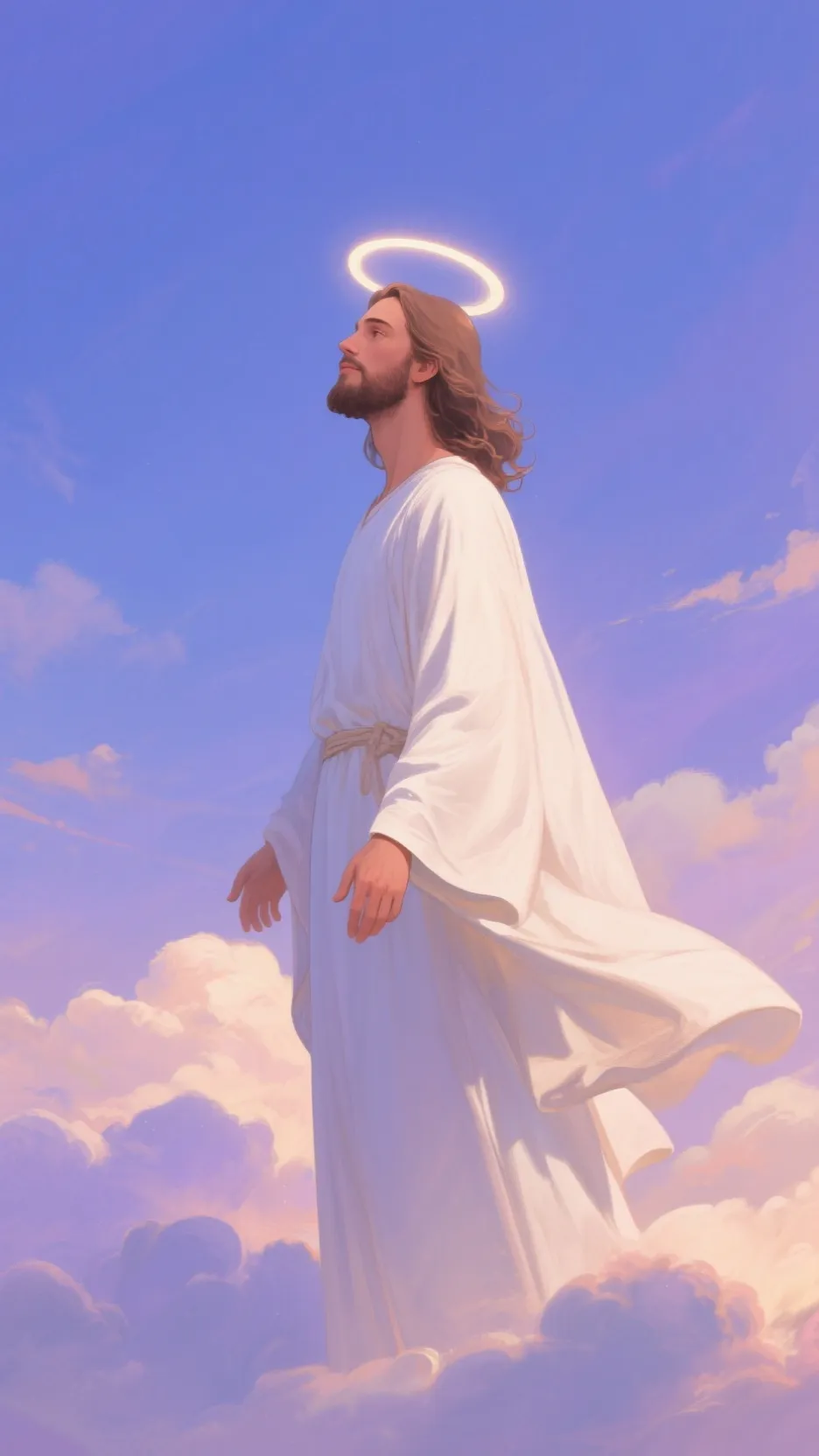 ai character: jesus background