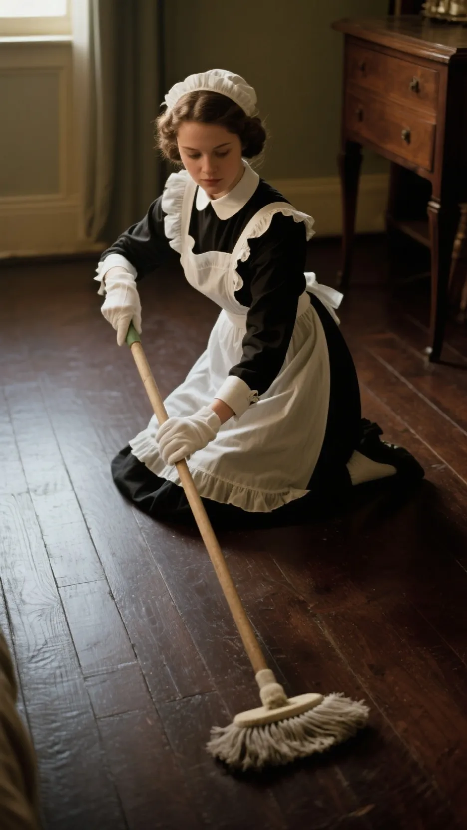 ai character: горничная background