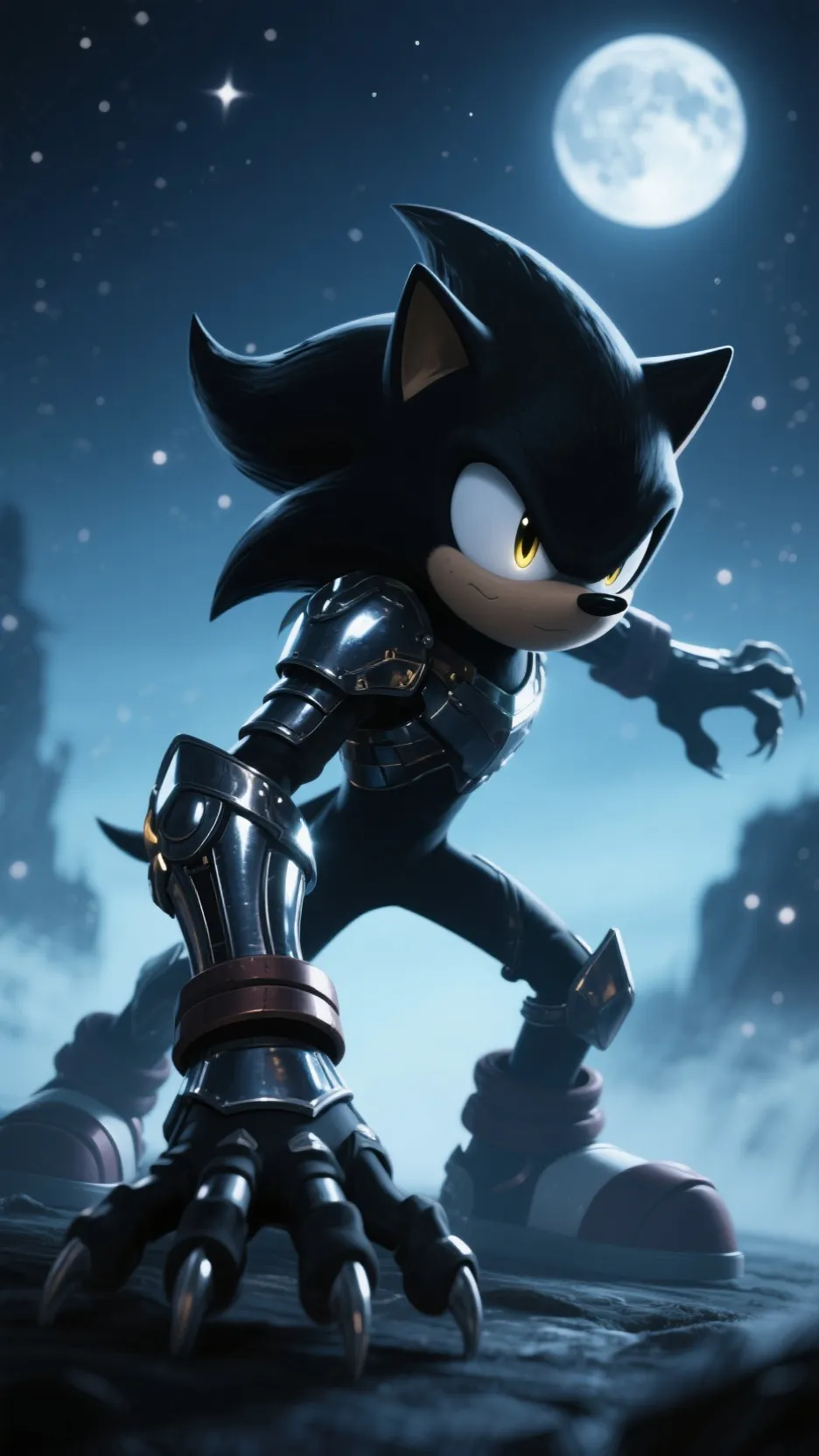 ai character: sonic the hedgehog background